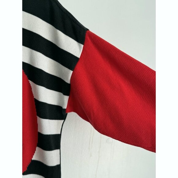 JC de Castelbajac RARE Vintage Snoopy Peanuts Sweater Red Size 44 EU US 12 - Picture 6 of 12